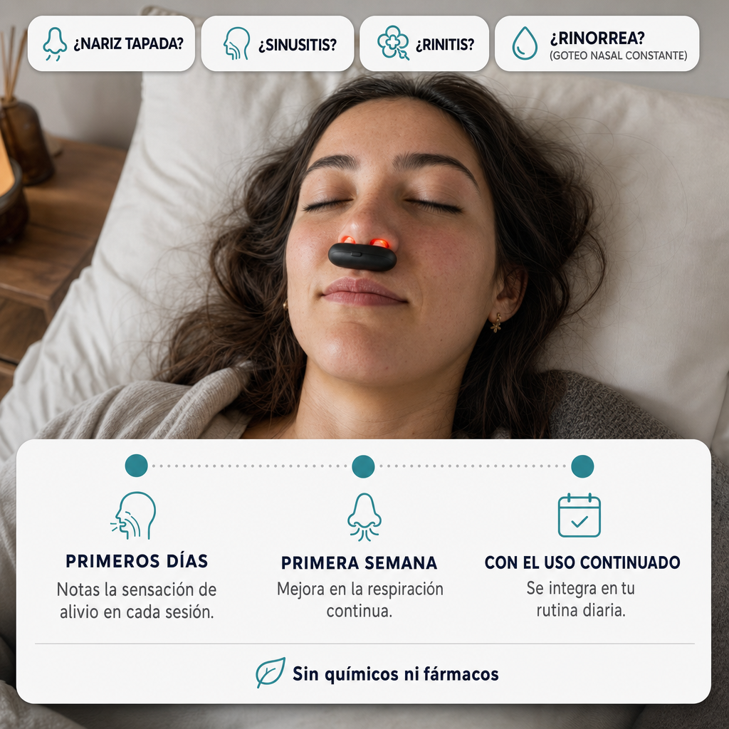 Rinout® Terapia Nasal de Luz Roja