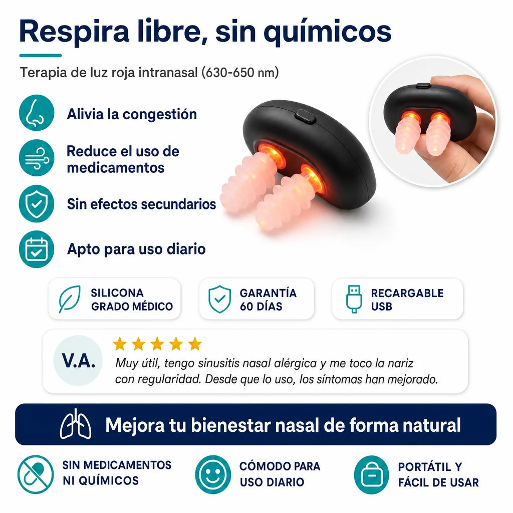 Rinout® Terapia Nasal de Luz Roja